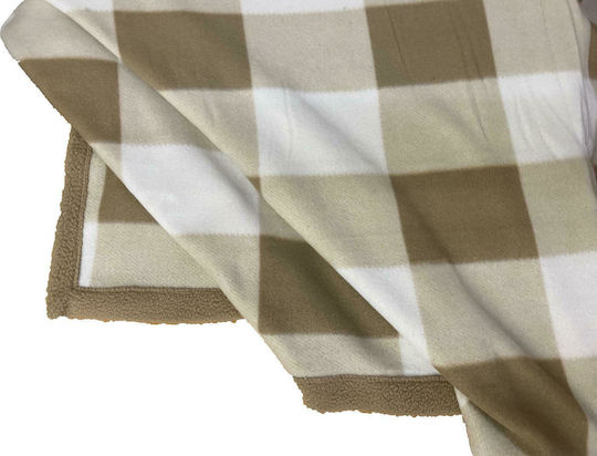 Linea Home Check Einzeln 160x210cm Beiges