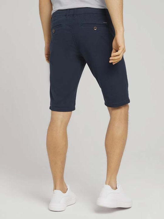 Tom Tailor Men's Shorts Chino Navy Blue 1026184-10302