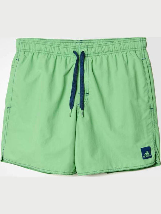 Solid Men's Swimwear Shorts Green
