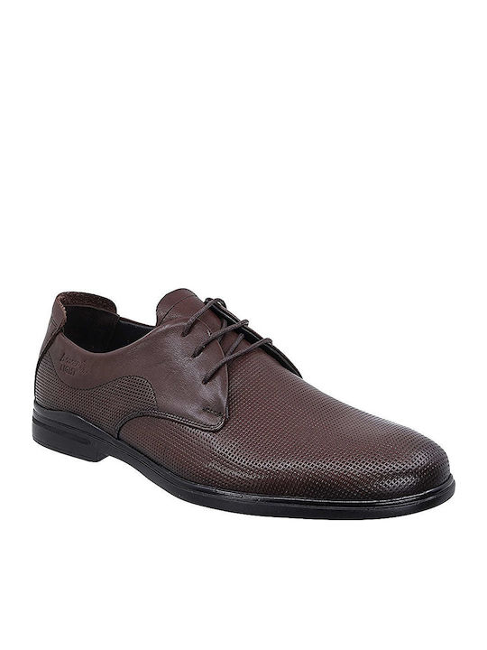 Boxer Men's Leather Casual Shoes Brown