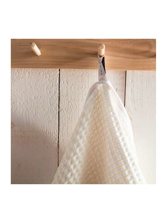 Gofis Home Josefin Tea Towel from 100% Cotton Yellow 40x60cm