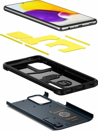 Spigen Tough Armor Umschlag Rückseite Kunststoff Gray (Galaxy A72)