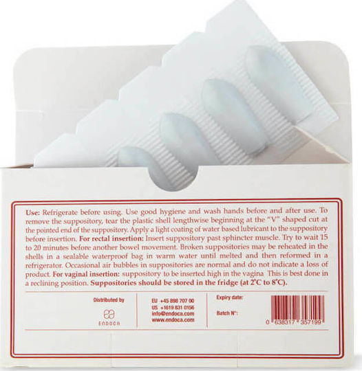 Endoca Suppositories 500mg 10τμχ