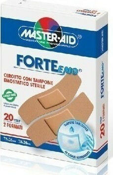 Master Aid Forte Med Plasters in 2 Sizes 20pcs