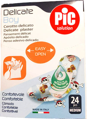 PiC Solution Plasturi Autoadezivi Delicate Boy Copii 72x19cm 24buc