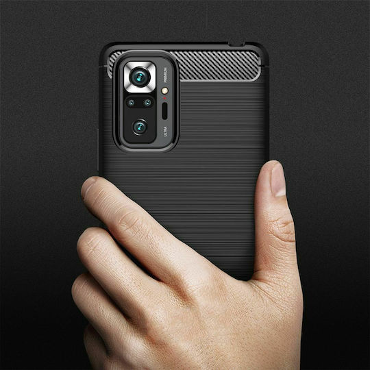 Tech-Protect Back Cover Silicone Black (Redmi Note 10 Pro)