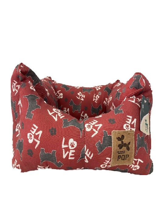 PQP Loneta No1 Sofa Dog Bed Red 50x45cm. 100-023-L