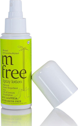 M Free Εντομοαπωθητική Λοσιόν σε Spray Κατάλληλη για Παιδιά 80ml
