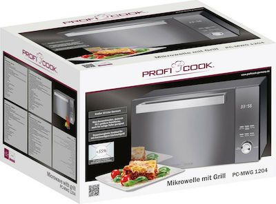 Profi Cook PC-MWG 1204 501204 mit Grill 23Es Schwarz