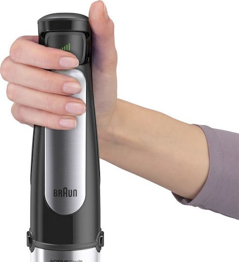 Braun MultiQuick 7 Ραβδομπλέντερ με Ανοξείδωτη Ράβδο 1000W Μαύρο