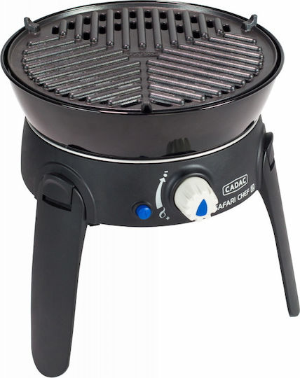 Cadac Safari Chef 30 HP Lite Portable Gas Grill with 1 pcs 1.8kW