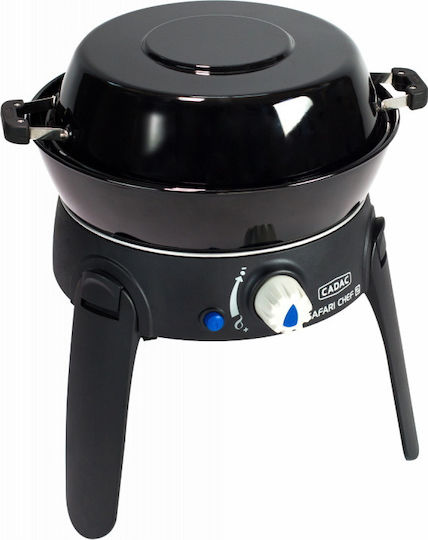 Cadac Safari Chef 30 LP Portable Gas Grill with 32x32 cm Grate and 1 Burner 1.8 kW