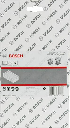 Bosch 2 607 432 033 Filters Wet/Dry Vacuum Compatible with Bosch