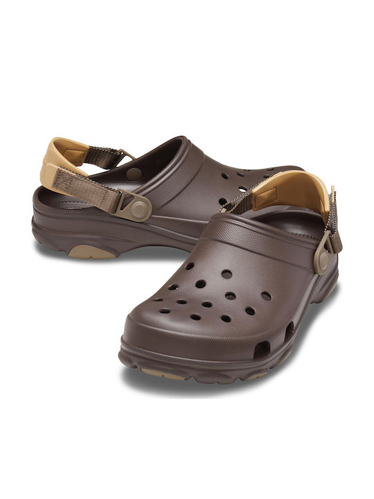 Crocs Classic All Terrain Non-Slip Clogs Brown 206340-206