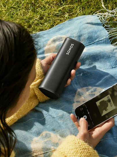 Sonos Roam Αδιάβροχο Ηχείο Bluetooth 15W με Διάρκεια Μπαταρίας έως 10 ώρες Μαύρο
