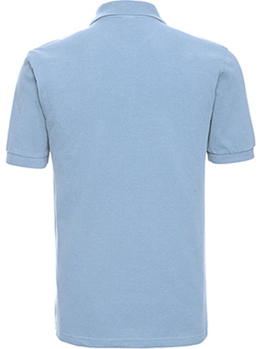 Russell Europe Men's Short Sleeve Promotional Blouse Light Blue