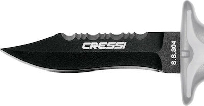 CressiSub Predator Knife Tl Cuțit de scufundare Spearfishing Cuțit de pescuit cu lamă 18cm RC554500