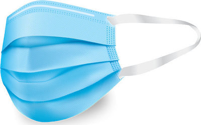 ΜΕΓΑ Disposable Surgical Mask Type I Medium Light Blue 4x5pcs