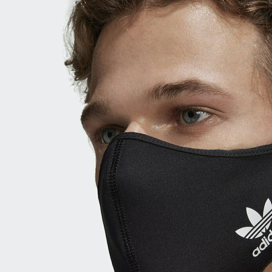 adidas Protective Mask Fabric M/L Black HB7851 3pcs