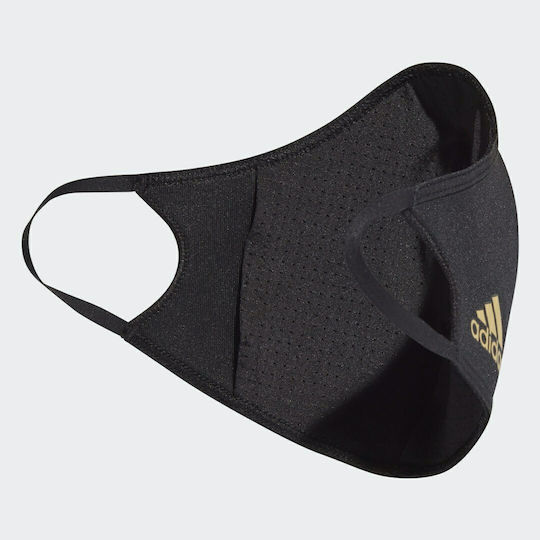 adidas Juventus Cloth Face Mask M/L Black HB5044 3pcs