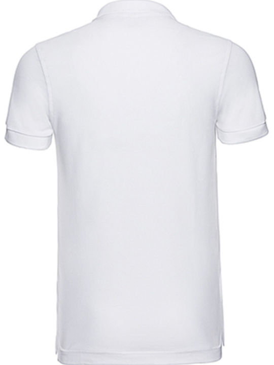 Russell Europe Men's Short Sleeve Promotional Blouse White