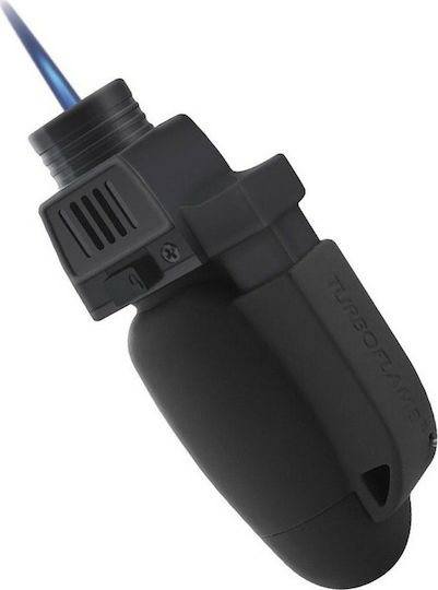 Turboflame Military Αντιανεμικός Αναπτήρας Φλόγας Τύπου Jet σε Μαύρο χρώμα