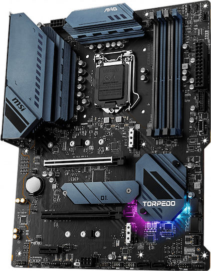 MSI MAG B560 Torpedo Motherboard ATX με Intel 1200 Socket 7D15-007R