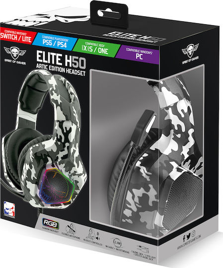 Spirit of Gamer Elite H50 Надушници Геймърски слушалки с връзка USB Arctic