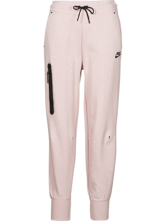 Tech Fleece Долнище на анцуг с гума Шампанско
