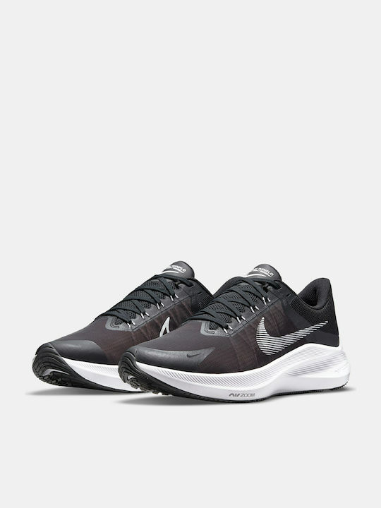 Nike Winflo 8 Ανδρικά Αθλητικά Παπούτσια Running Black / White / Dark Smoke Grey