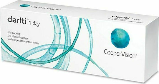 Cooper Vision Clariti 1Day 30 Daily Contact Lenses Silicone Hydrogel with UV Protection
