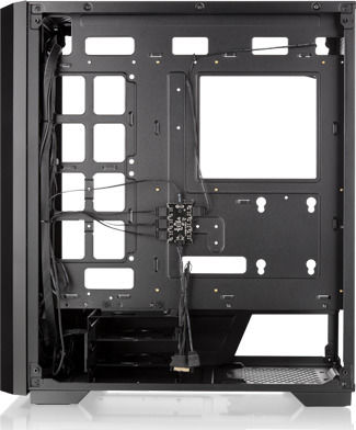 Raijintek Ponos MS4 Gaming Midi Tower Κουτί Υπολογιστή με Πλαϊνό Παράθυρο Μαύρο