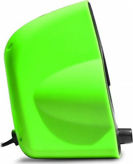Rampage RMS-G7 Falsetto Ηχεία Υπολογιστή 2.0 με RGB Φωτισμό και Ισχύ 6W Πράσινα