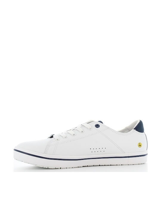 Oxypas Clark 01 Low Work White S0 with Certification ESD ,SRC