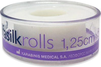 Karabinis Medical Alfasilk Silk Bandage Tape 1.25cm x 5m