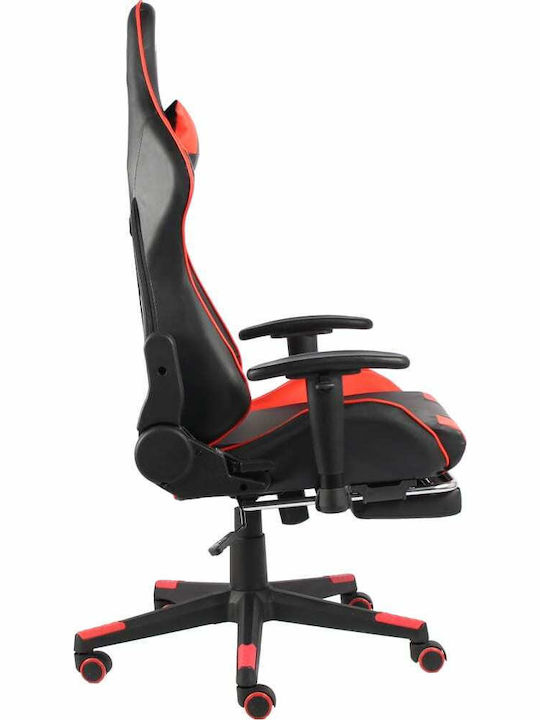 vidaXL 20497 Gaming Chair with Adjustable Arms and Footrest Red