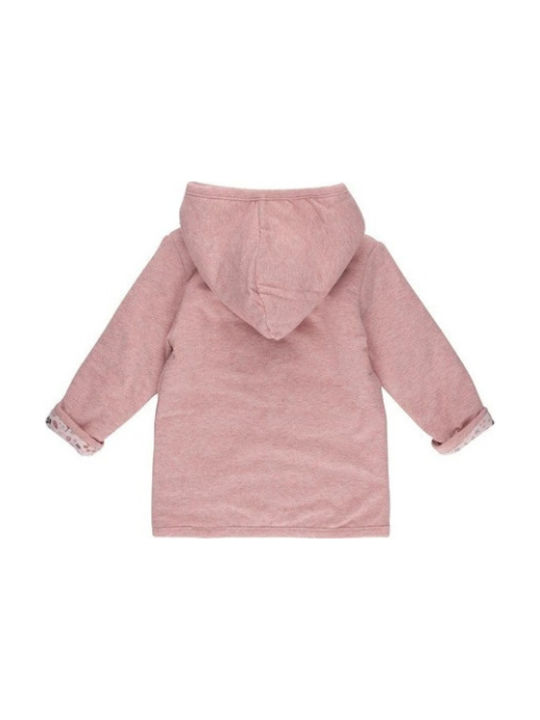 Little Dutch Kids Casual Jacket short Hooded Pink "Spring Flowers"