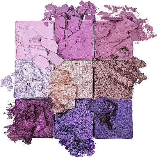 Mon Reve Happy Palettes Palette with Eye Shadows in Pressed Powder Form 15gr