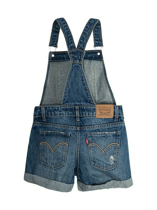 Levi's Kids Denim Overall Σαλοπέτα Σορτς Blue