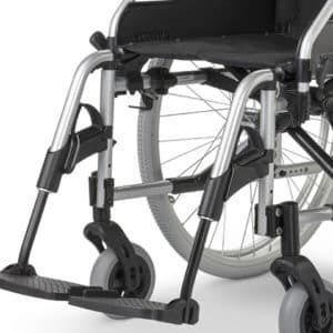 Meyra Eurochair 1.750 Αναπηρικό Αμαξίδιο 24" Ελαφρού Τύπου 53cm 1.750 Ασημί