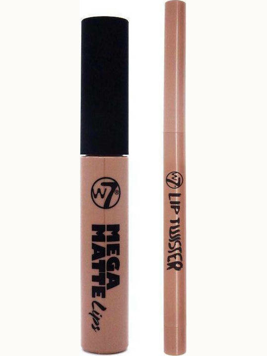 W7 Cosmetics Little Bang Σετ Μακιγιάζ για τα Χείλη Nude 2τμχ