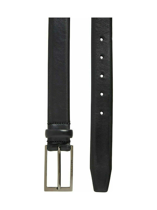 Hugo Boss Men's Leather Belt Black