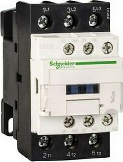 Schneider Electric TeSys D Phase 3-Pole Power Relay 12A 230V 5.5kW 1NO+1NC 230VAC LC1D12P5