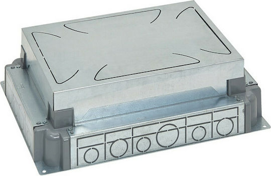 Legrand Flush Electrical Box Self-adjusting for Concrete 12/18M in Gray Color
