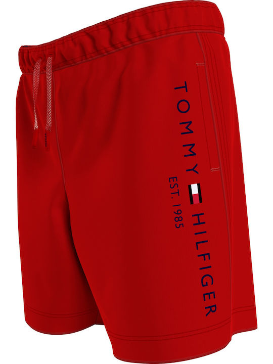 Tommy Hilfiger Kids Swimwear Swim Shorts Red