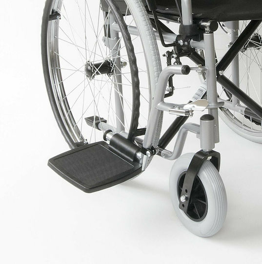 Vita Orthopaedics 09-2-094 VT307 Rollstuhl 24 Zoll Klappbarer Einfacher Typ Rollstuhl mit abnehmbaren Seiten / Fußstützen & Begleiterbremsen 43cm 09-2-094