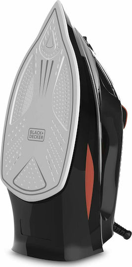 Black & Decker BXIR3000E ES9180190B Steam Iron 3000W with Ceramic Plate and Continuous Steam Supply 45g/min