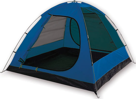 Hupa Gemini Σκηνή Camping Igloo Μπλε με Διπλό Πανί 4 Εποχών για 3 Άτομα 320x220x150εκ.