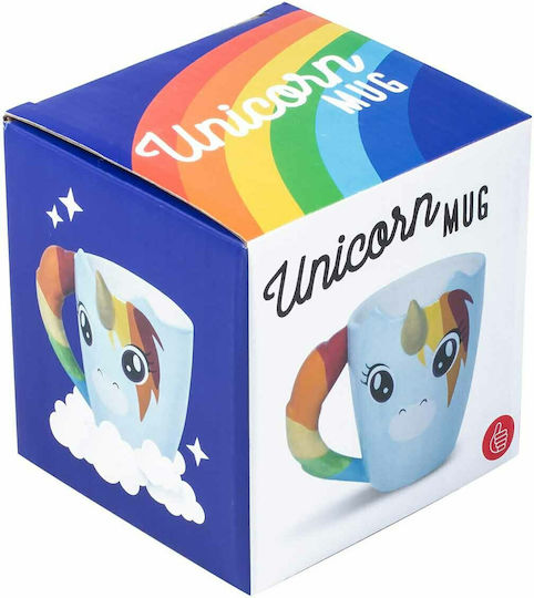 Thumbs Up Unicorn Becher Keramik Weiß 300ml