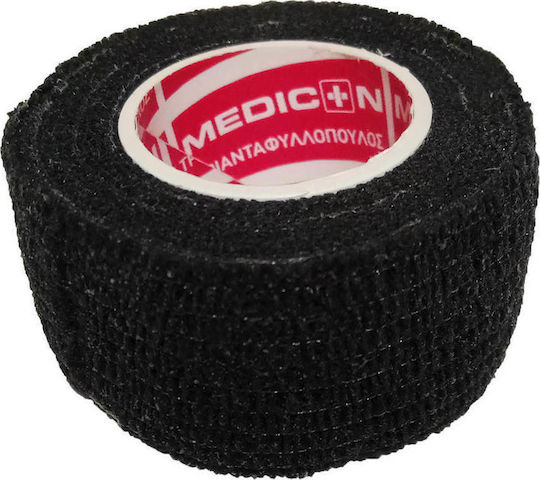 Medicin Elastic Cohesive Bandage 2.5cm x 4.5m Black